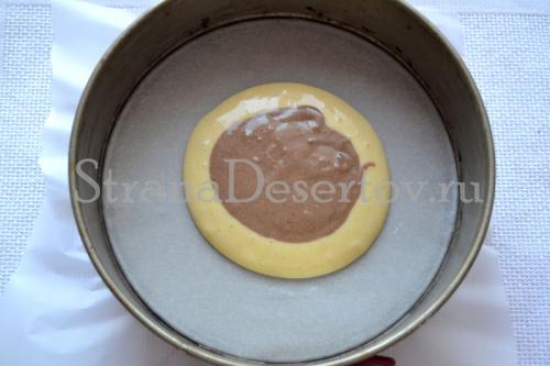 Пирог на кефире зебра. Пышный пирог зебра