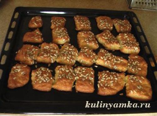 Сырное печенье с творогом