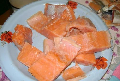 Форель запеченная в кляре. Форель в кляре