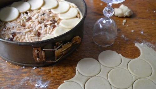 Берлинский яблочный пирог berliner apfelkuchen.