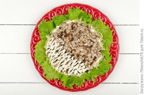 Салат Букет роз. Салат с блинами «Букет роз»