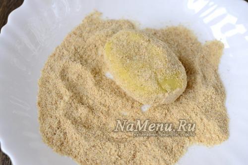 Картофельные котлеты из картошки в мундире