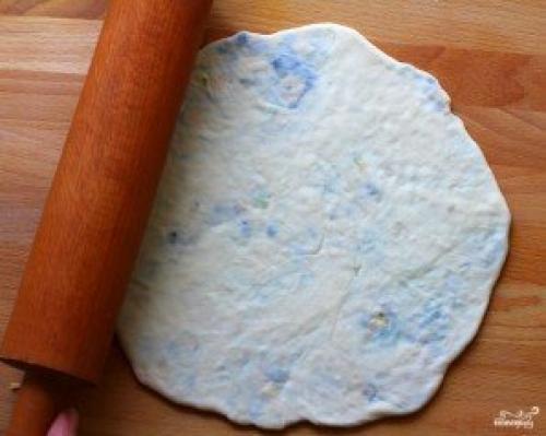 Лепешки с сыром и зеленью