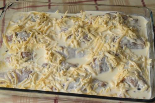 Куриный рулет с грибами