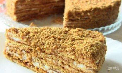 Медовый торт простой рецепт. Самый простой медовик