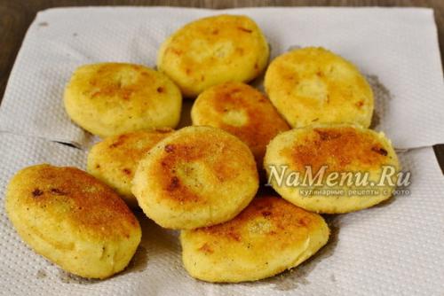 Картофельные котлеты из картошки в мундире