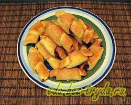 Экспресс-рогалики на кефире. Рогалики на кефире