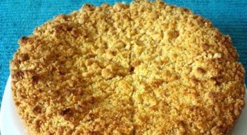 Творожный песочный пирог. Песочный пирог с творогом