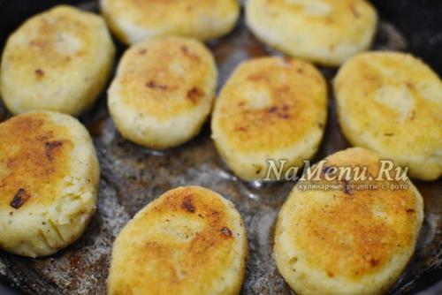 Картофельные котлеты из картошки в мундире