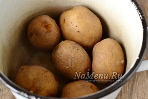 Картофельные котлеты из картошки в мундире