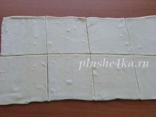 Слоеные булочки с сыром. Булочки с сыром из слоеного теста