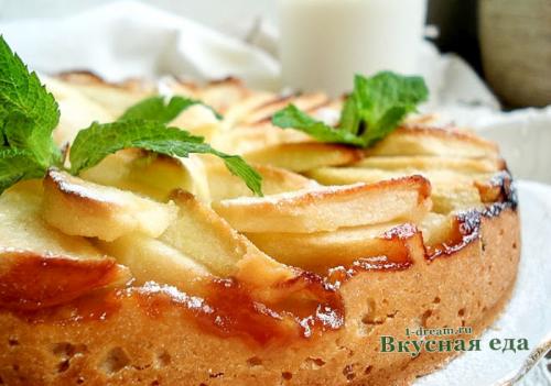 Пряный пирог с яблоками в мультиварке. Яблочный пирог в мультиварке