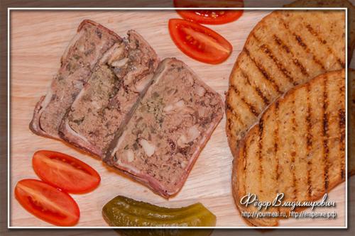 Террин из куриной печени