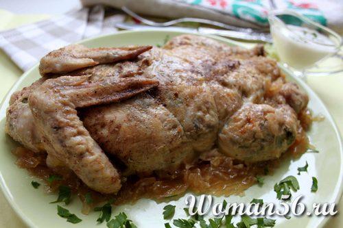 Галантин из курицы рецепт с фото