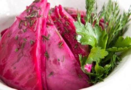 Капуста по-гурийски рецепт маринованной капусты со свеклой. Рецепт капуста по-гурийски со свеклой