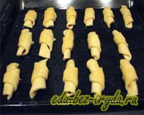 Экспресс-рогалики на кефире. Рогалики на кефире