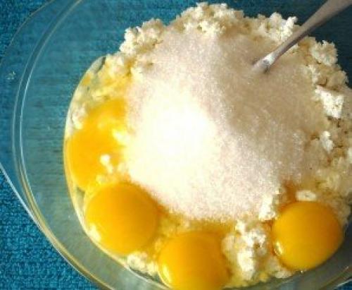 Творожный песочный пирог. Песочный пирог с творогом