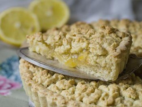 Тертый лимонный пирог. Тёртый пирог с лимоном
