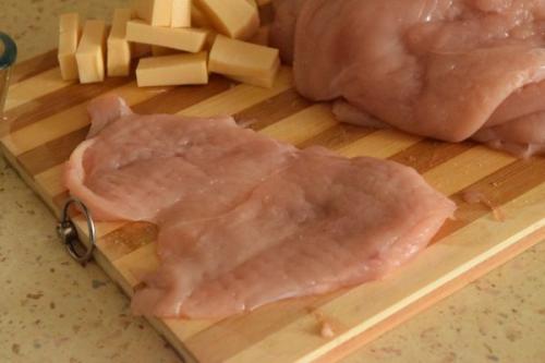 Куриный рулет с грибами