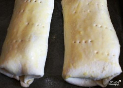 Форель в слоеном тесте запеченная в духовке. Форель в слоеном тесте