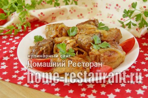 Шашлык в домашних условиях на сковороде. Шашлык на сковороде из свинины