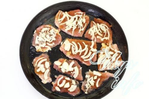 Мясо по-французски с ананасом без майонеза. Мясо по-французски с ананасом в духовке