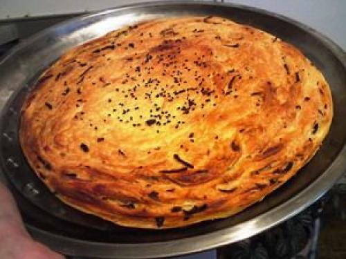 Фатир с луком. Лепешки на любой вкус. Фатир слоенный с луком