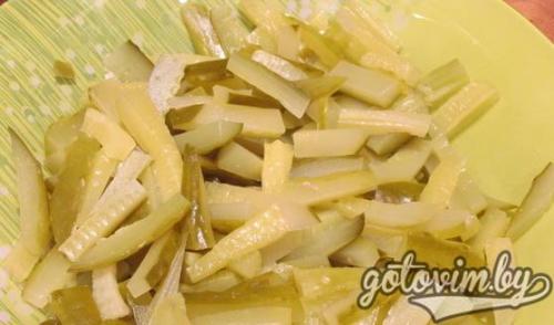 Легкий салат к драникам. Салат к драникам