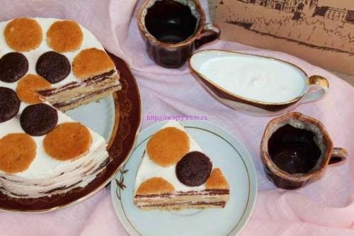 Торт со сметанным кремом. Инструкция