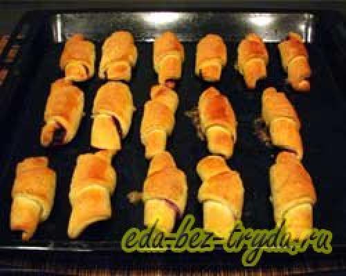 Экспресс-рогалики на кефире. Рогалики на кефире