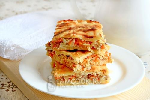 Кубите пирог с тыквой и мясом рецепт. Пирог с тыквой и мясом