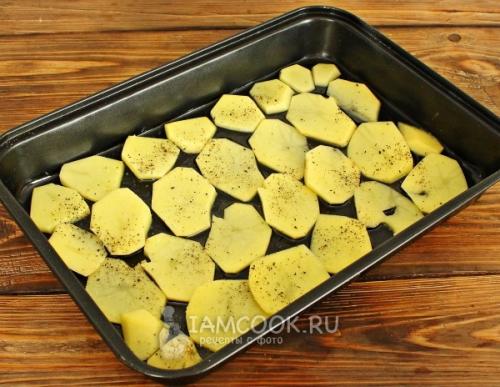 Мясо по-французски с картофелем и помидорами. Мясо по-французски с картошкой и помидорами