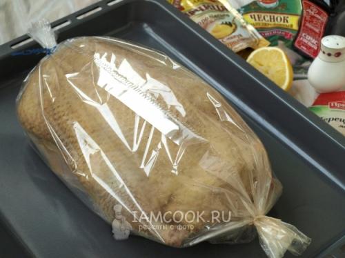 Утка фаршированная. Утка, фаршированная картофелем