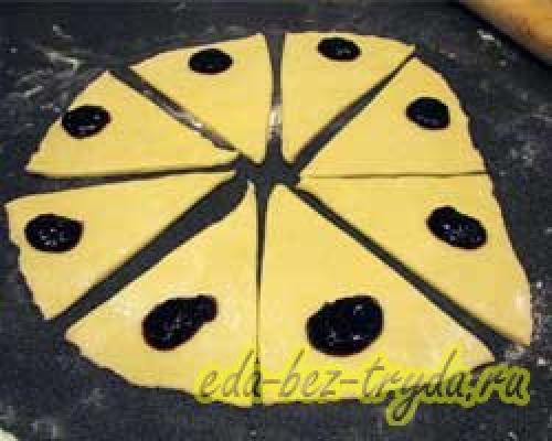 Экспресс-рогалики на кефире. Рогалики на кефире