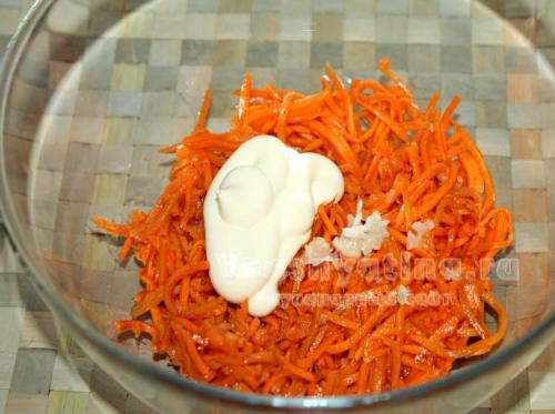 САЛАТ замечательный с корейской морковкой и ветчиной. Салат с ветчиной и корейской морковью