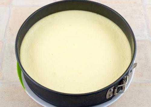 Чизкейк с муссом из черной смородины