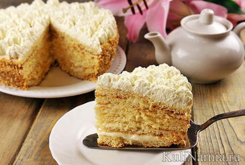 Бисквитный торт Молочная девочка. Рецепт 2: торт Молочная девочка в домашних условиях