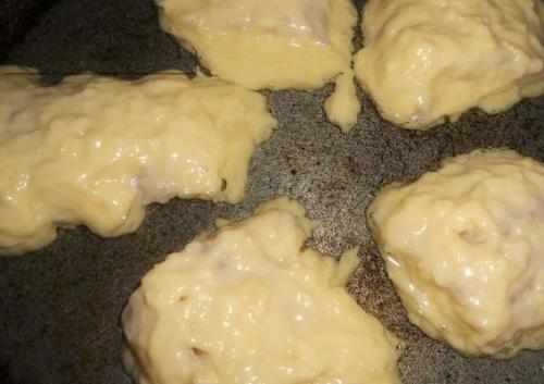 Форель запеченная в кляре. Форель в кляре