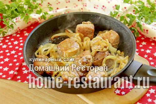 Шашлык в домашних условиях на сковороде. Шашлык на сковороде из свинины