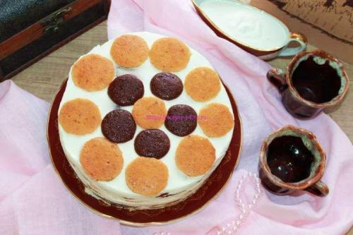 Торт со сметанным кремом. Инструкция