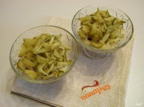 Салат Искушение с куриной печенью. Салат с куриной печенью