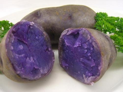 Французский картофель фиолетовый. Цвет означает здоровье. Польза!