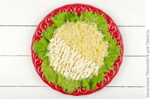 Салат Букет роз. Салат с блинами «Букет роз»