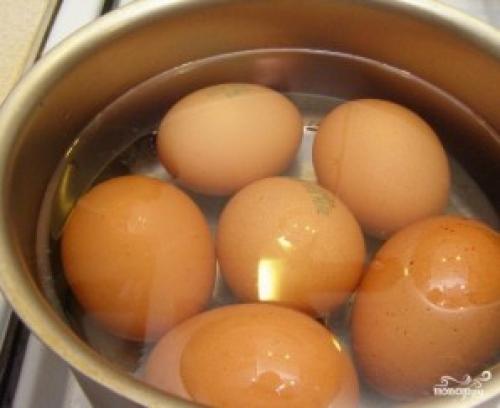 Нежный салат с кальмарами