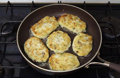 Картофельные котлеты с грибами