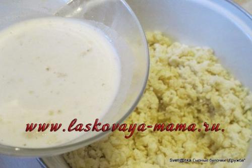 Булочки с плавленным сыром. Сырные булочки «Дружба»