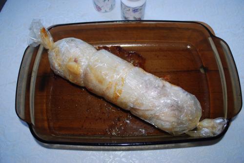 Домашний куриный рулет вместо колбасы.