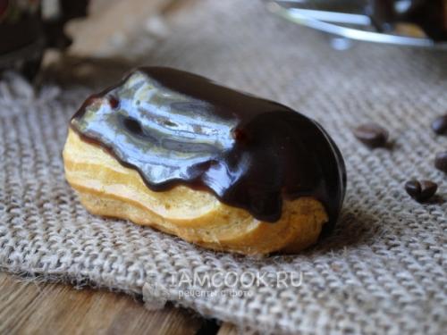 Глазурь зеркальная для эклеров. Шоколадная глазурь для эклеров (+эклеры)