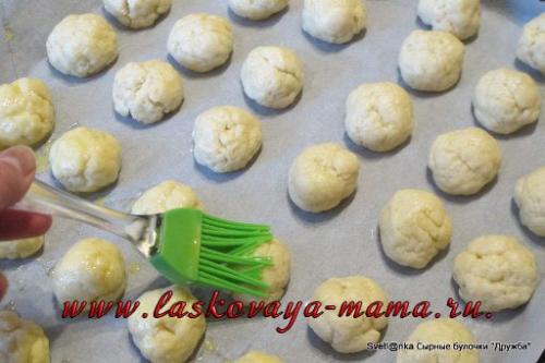 Булочки с плавленным сыром. Сырные булочки «Дружба»