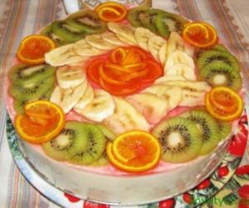 Торт с творожным суфле. Творожный торт-суфле «Фруктовая фантазия»